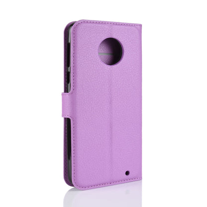 Litchi Texture Wallet Stand Leather Flip Casing for Motorola Moto G6 Plus