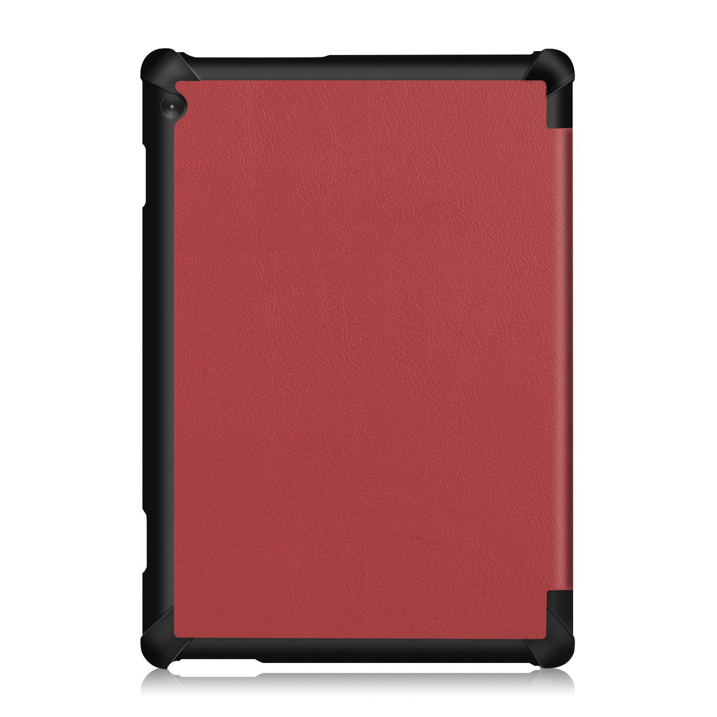 Tri-fold Stand Leather Case Narrow Bezel Design Dual-Angle Supporting Tablet Cover for Lenovo Tab M10 TB-X605F/TB-X505F