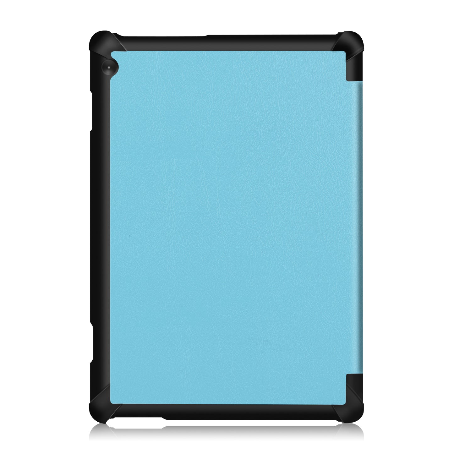 Tri-fold Stand Leather Case Narrow Bezel Design Dual-Angle Supporting Tablet Cover for Lenovo Tab M10 TB-X605F/TB-X505F