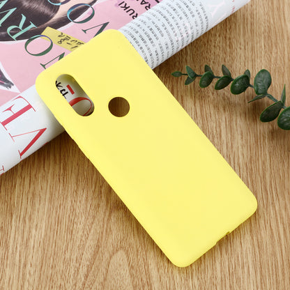 Soft Liquid Silicone Phone Casing for Motorola One Vision/P50- Yellow