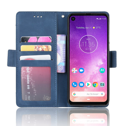 Wallet Leather Stand Case for Motorola One Vision / P50