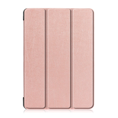 Tri-Fold Stand Leather Smart Auto Wake-Up/Sleep Case for Lenovo Tab M10 TB-X605F/TB-X505