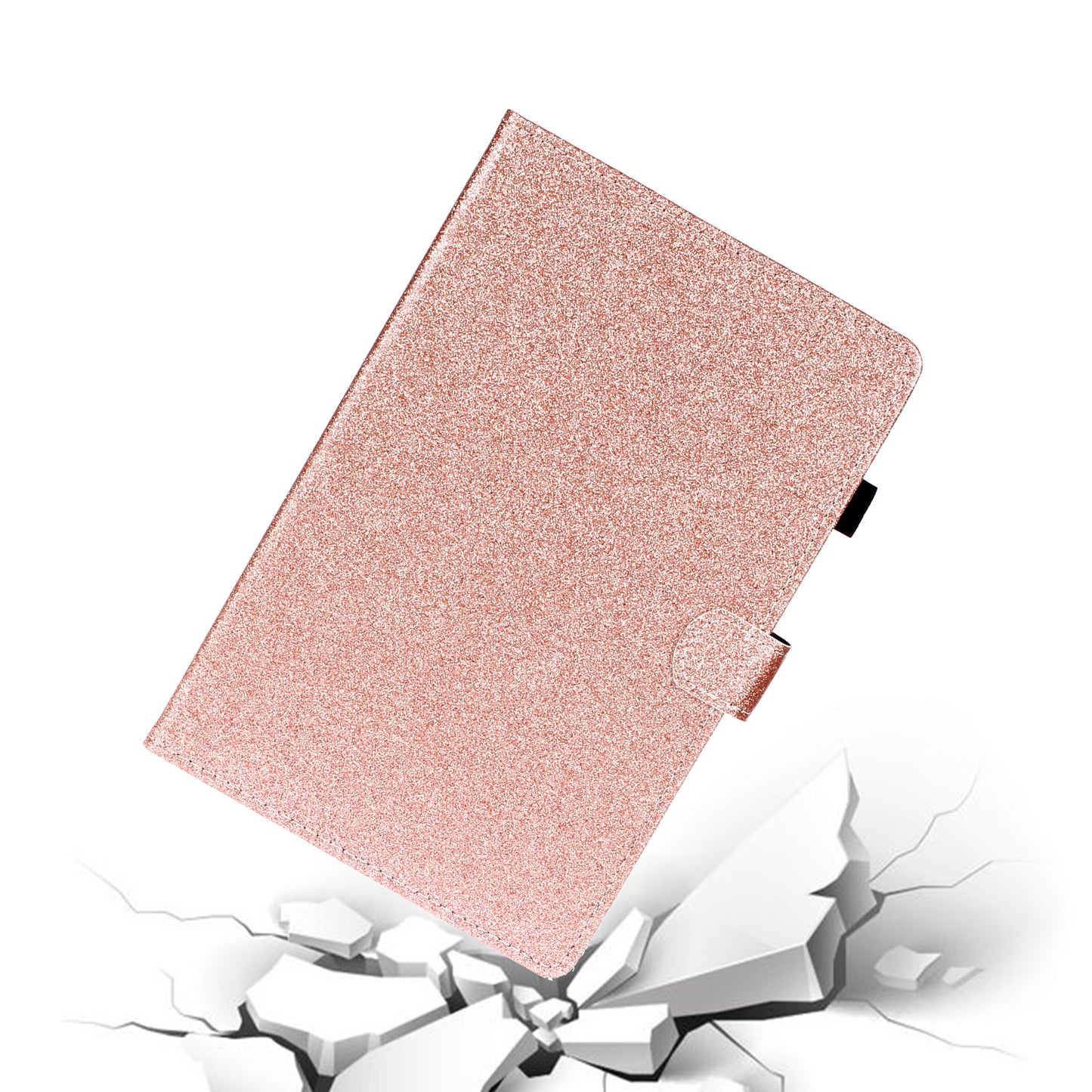 Flash Powder Leather Stand Case for Lenovo Tab M10 TB-X605F/X505