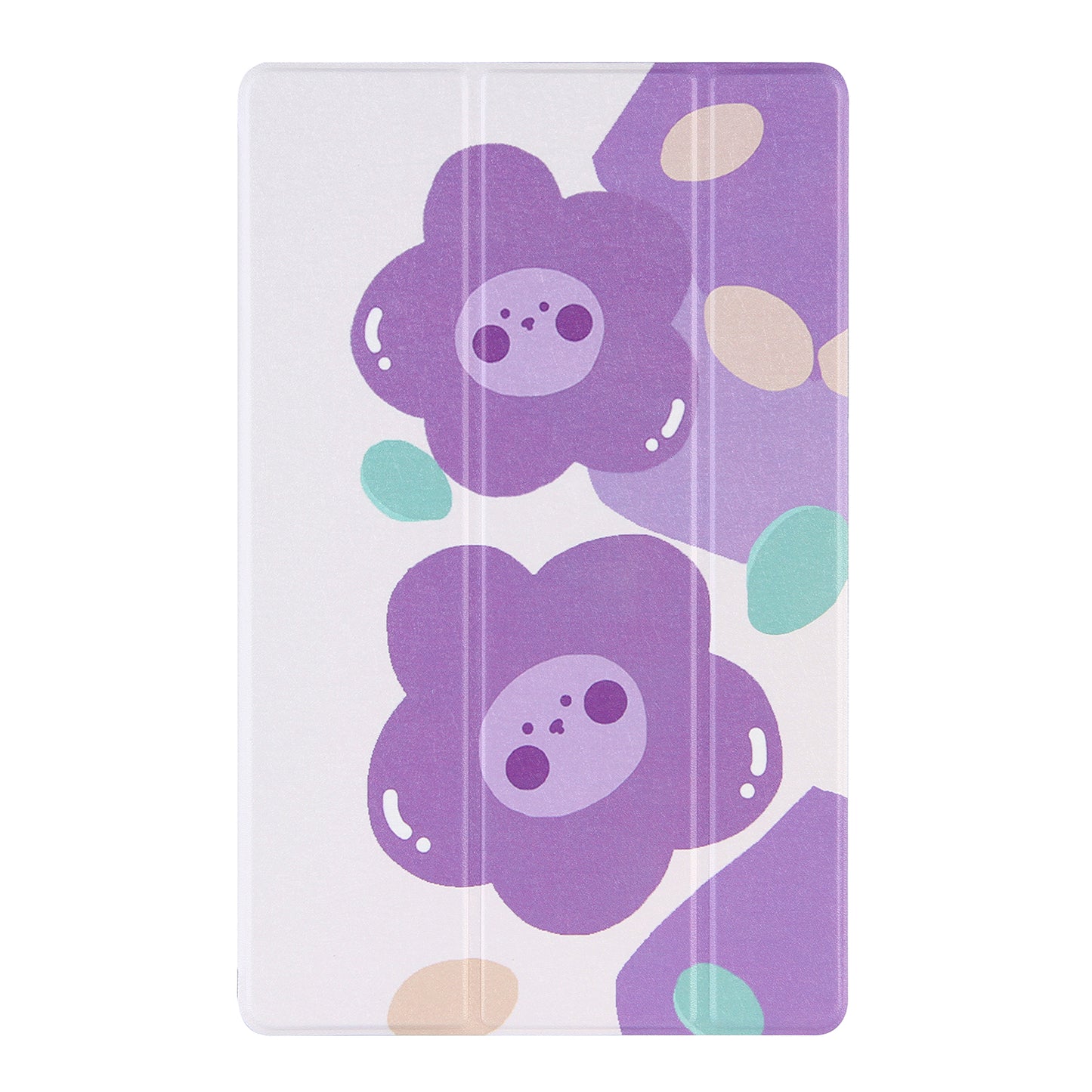 Tri-Fold Stand Design Leather Tablet Cover Shell with Pattern Printing for Lenovo Tab P11 TB-J606F / Tab P11 5G