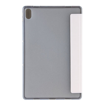 Tri-Fold Stand Design Leather Tablet Cover Shell with Pattern Printing for Lenovo Tab P11 TB-J606F / Tab P11 5G