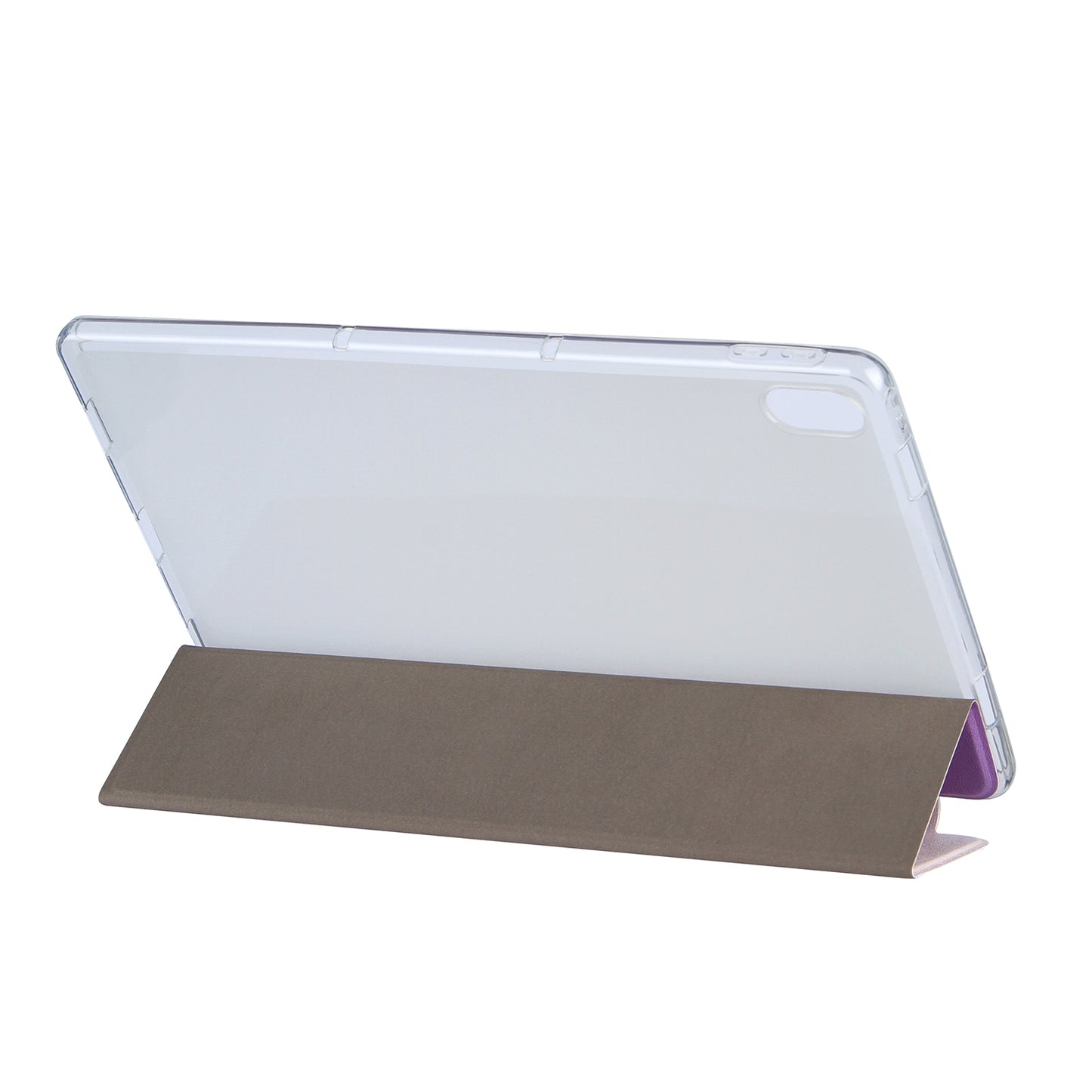 Tri-Fold Stand Design Leather Tablet Cover Shell with Pattern Printing for Lenovo Tab P11 TB-J606F / Tab P11 5G