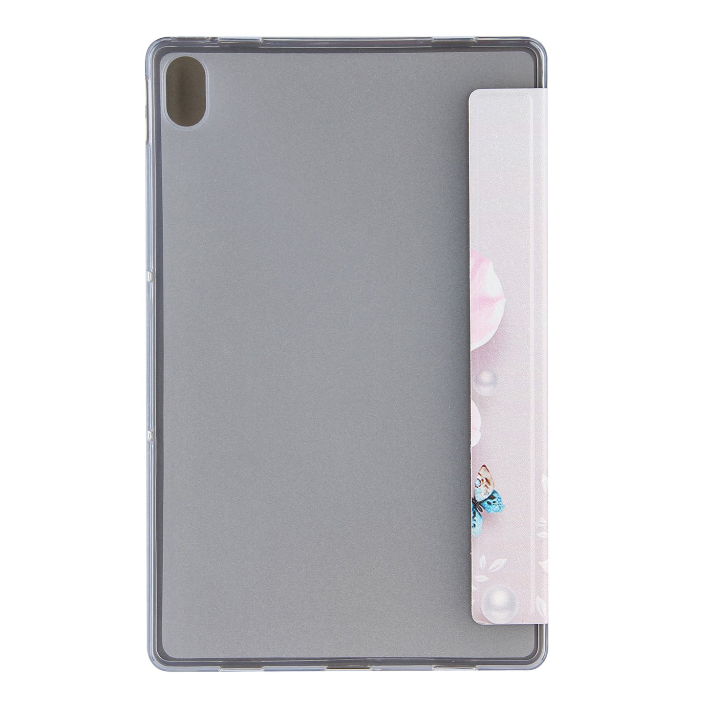 Tri-Fold Stand Design Leather Tablet Cover Shell with Pattern Printing for Lenovo Tab P11 TB-J606F / Tab P11 5G