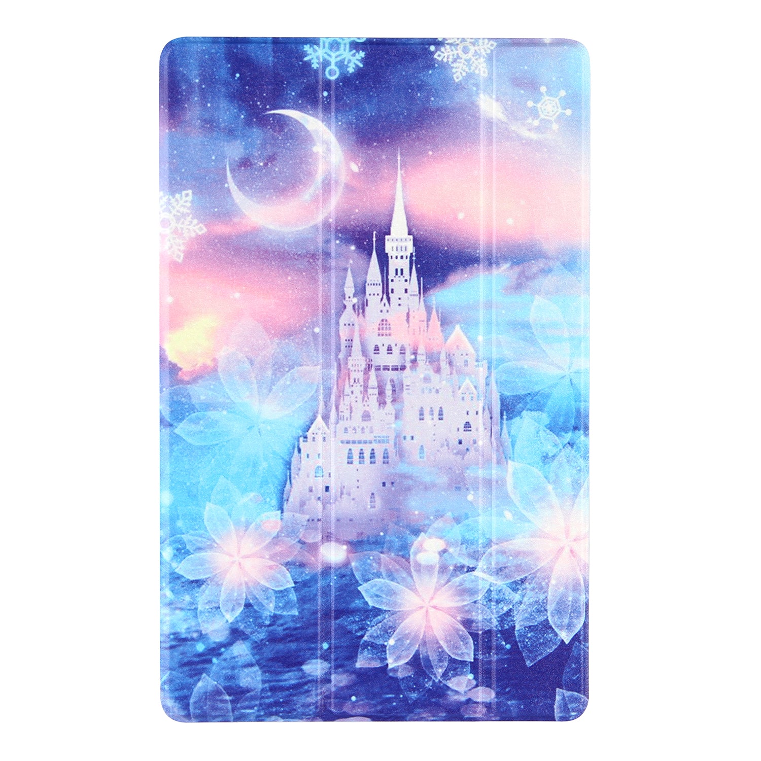 Tri-Fold Stand Design Leather Tablet Cover Shell with Pattern Printing for Lenovo Tab P11 TB-J606F / Tab P11 5G