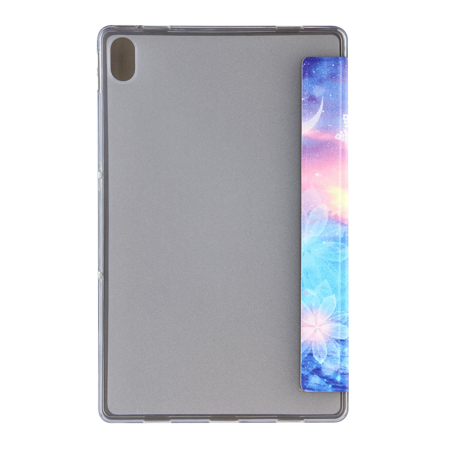 Tri-Fold Stand Design Leather Tablet Cover Shell with Pattern Printing for Lenovo Tab P11 TB-J606F / Tab P11 5G