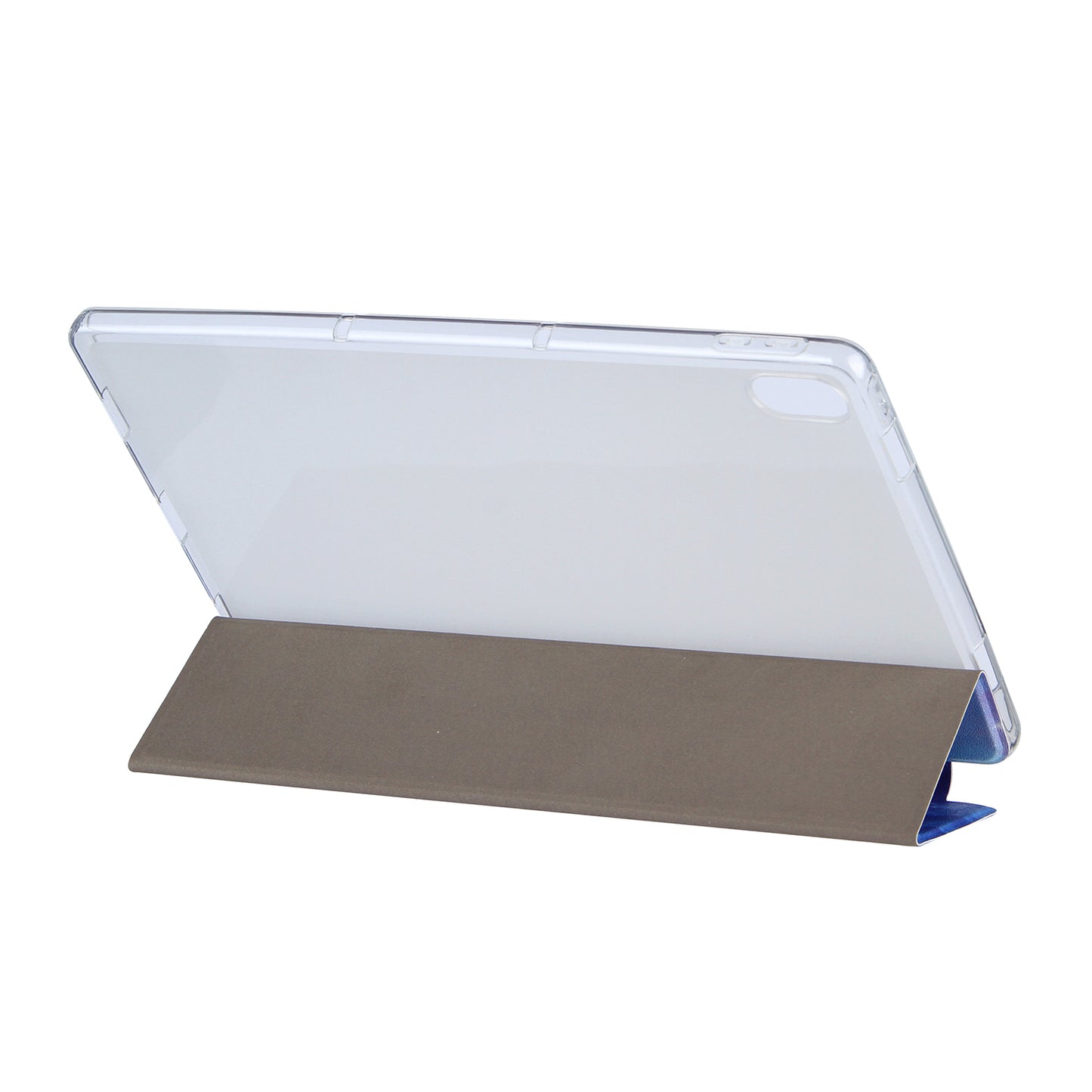 Tri-Fold Stand Design Leather Tablet Cover Shell with Pattern Printing for Lenovo Tab P11 TB-J606F / Tab P11 5G