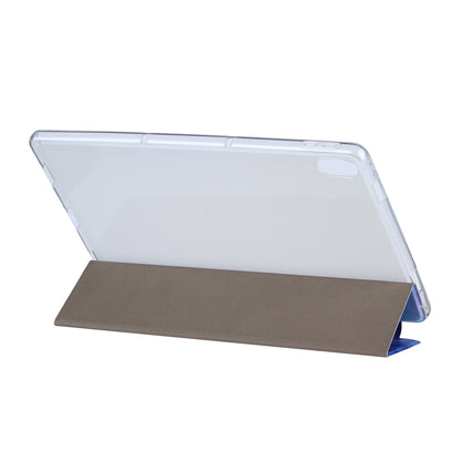 Tri-Fold Stand Design Leather Tablet Cover Shell with Pattern Printing for Lenovo Tab P11 TB-J606F / Tab P11 5G