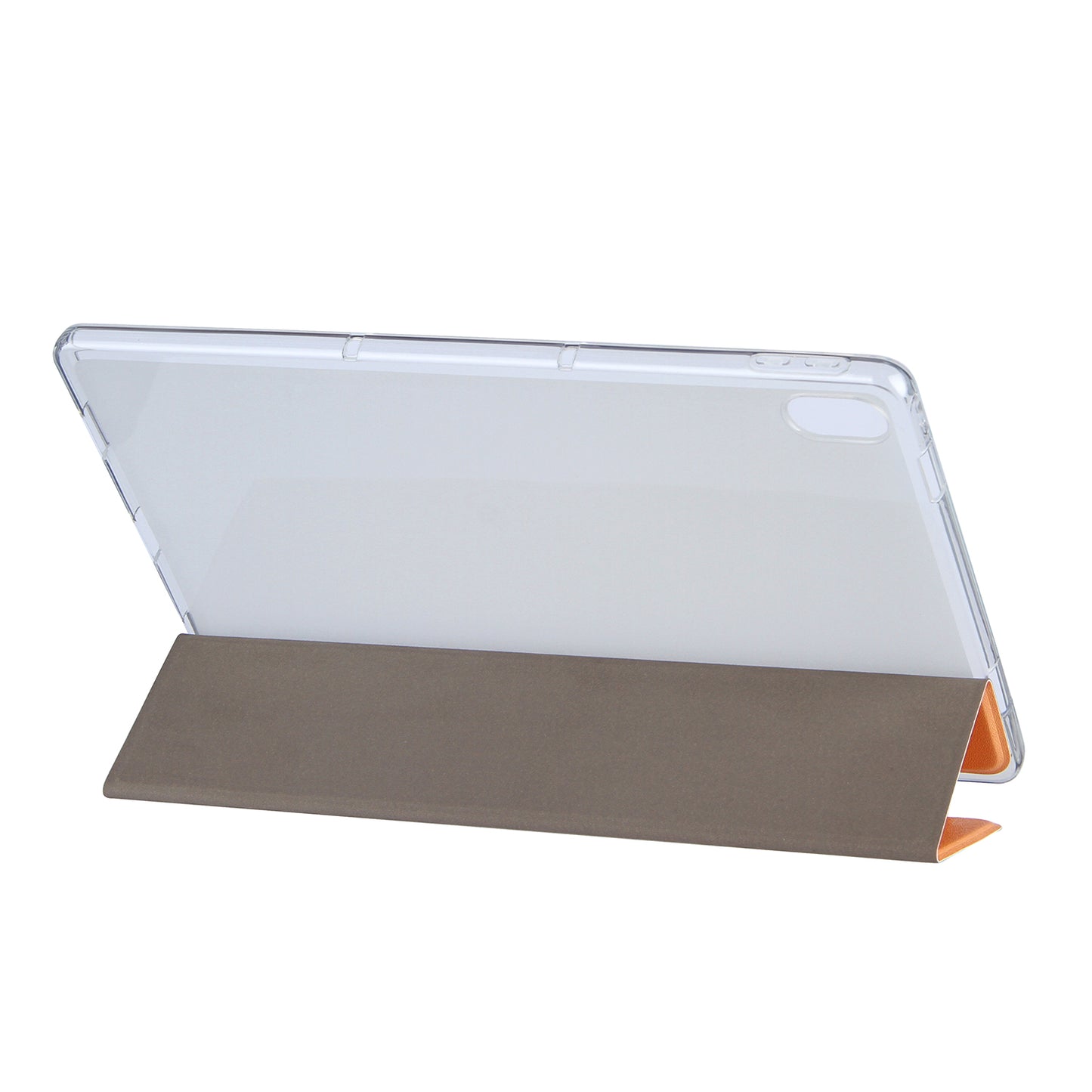 Tri-Fold Stand Design Leather Tablet Cover Shell with Pattern Printing for Lenovo Tab P11 TB-J606F / Tab P11 5G