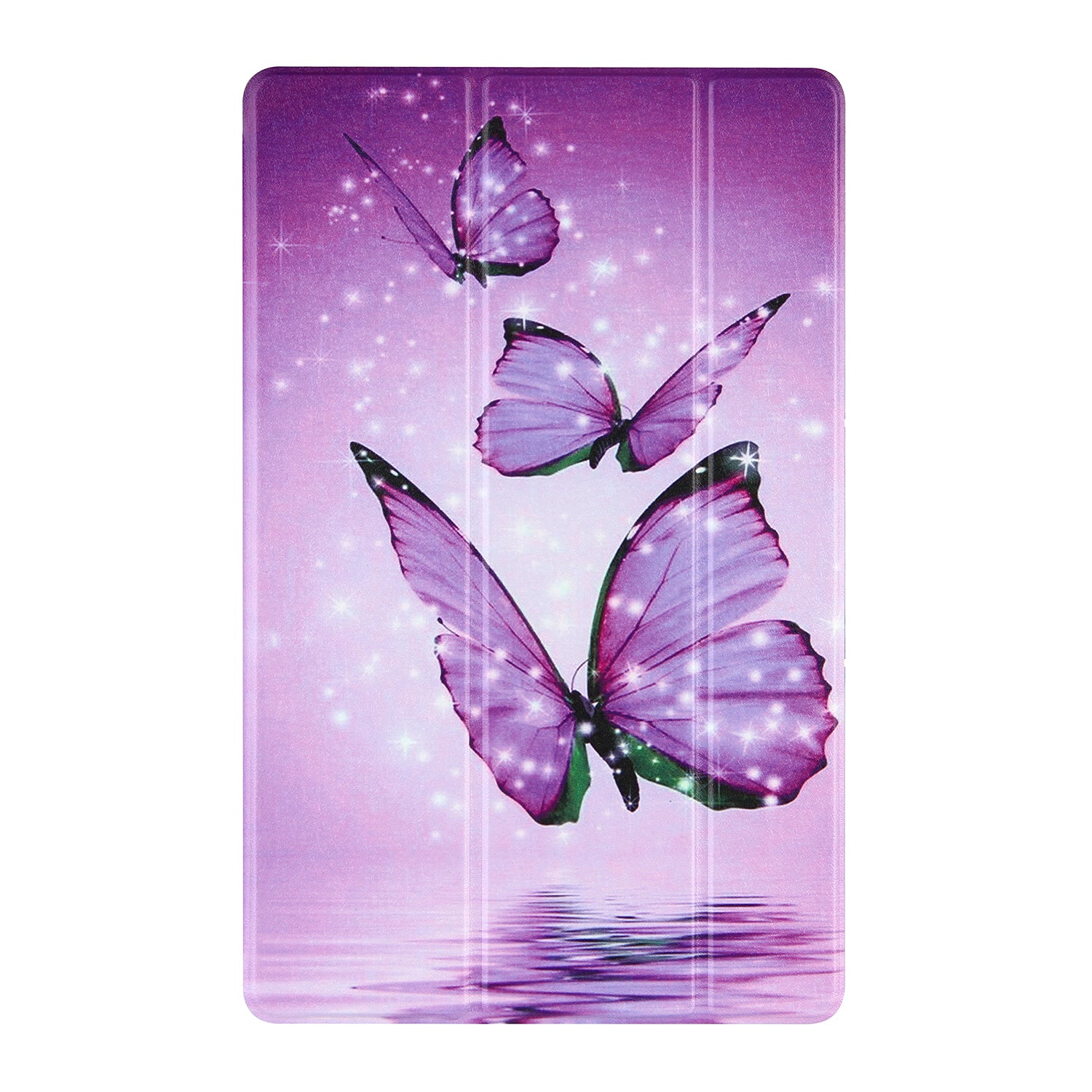Tri-Fold Stand Design Leather Tablet Cover Shell with Pattern Printing for Lenovo Tab P11 TB-J606F / Tab P11 5G