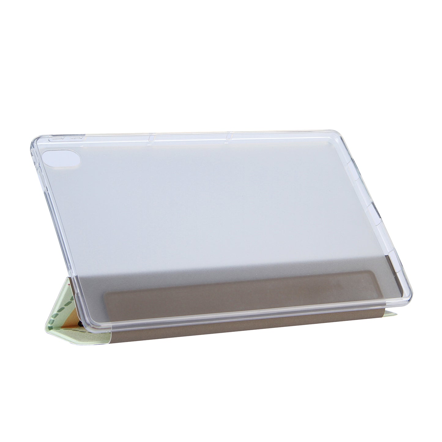 Tri-Fold Stand Design Leather Tablet Cover Shell with Pattern Printing for Lenovo Tab P11 TB-J606F / Tab P11 5G