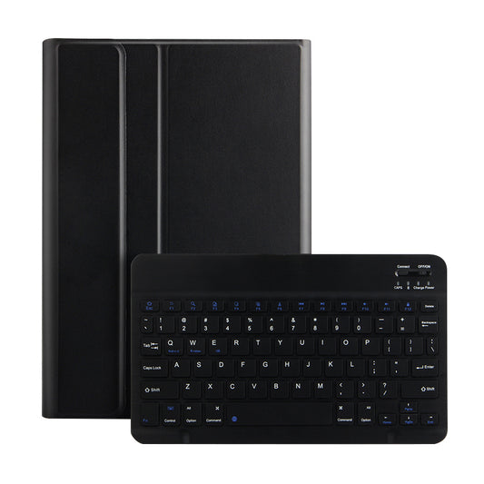 AJIUYU 2-in-1 Wireless Bluetooth Keyboard Leather Tablet Stand Case Cover for Lenovo Tab P11 TB-J606F / Tab P11 5G