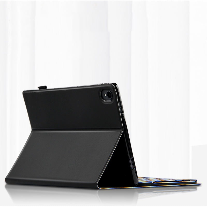 AJIUYU 2-in-1 Wireless Bluetooth Keyboard Leather Tablet Stand Case Cover for Lenovo Tab P11 TB-J606F / Tab P11 5G