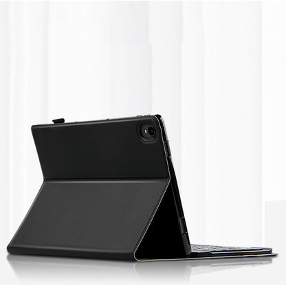 AJIUYU 2-in-1 Wireless Bluetooth Keyboard Leather Tablet Stand Case Cover for Lenovo Tab P11 TB-J606F / Tab P11 5G