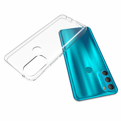 10Pcs/Pack Inner Watermark-free Crystal Clear Soft TPU Bumper Protective Phone Cover for Motorola Moto G71 5G