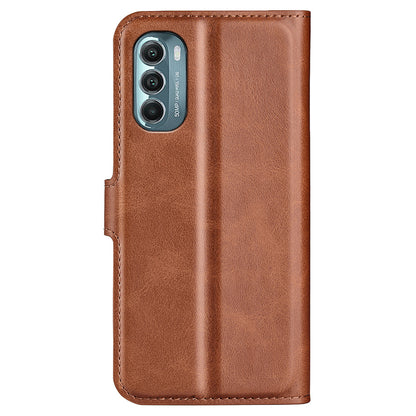 For Motorola Moto G Stylus 5G (2022) Non-slip Grip Textured PU Leather Cover Stand Function Magnetic Closure Flip Wallet Case