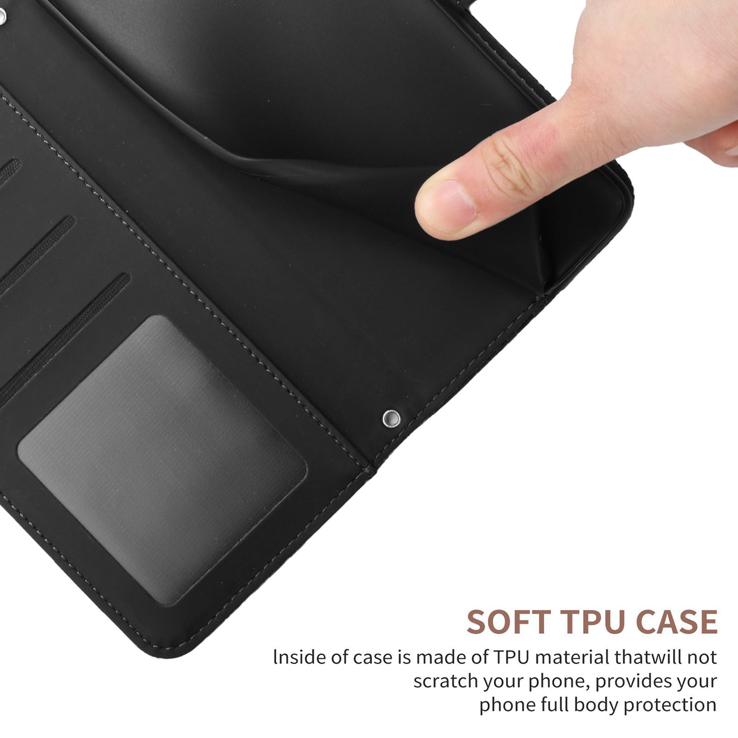 For Xiaomi Poco C40 4G Butterfly Flowers Imprinting Phone Case Anti-shock Skin Touch PU Leather Stand Wallet Shell with Strap