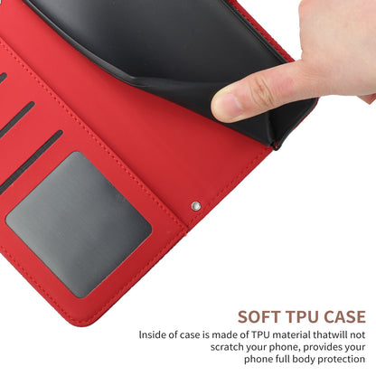 For Xiaomi Poco C40 4G Butterfly Flowers Imprinting Phone Case Anti-shock Skin Touch PU Leather Stand Wallet Shell with Strap