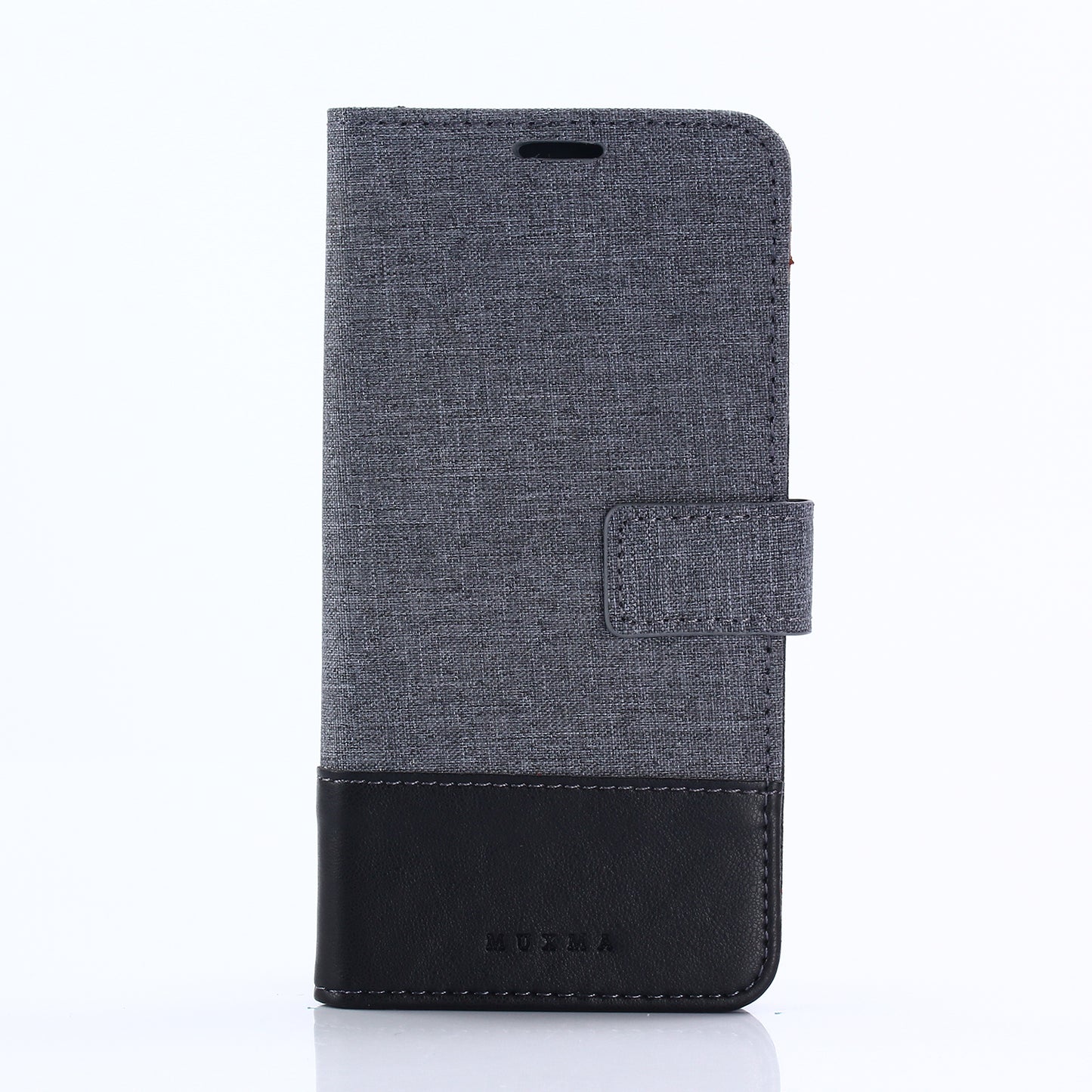 MUXMA PU Leather Canvas Splicing Wallet Stand Case for Xiaomi Mi A1 / 5X