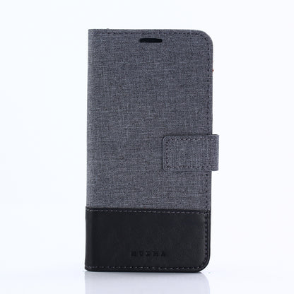 MUXMA PU Leather Canvas Splicing Wallet Stand Case for Xiaomi Mi A1 / 5X