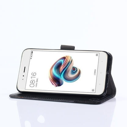 MUXMA PU Leather Canvas Splicing Wallet Stand Case for Xiaomi Mi A1 / 5X
