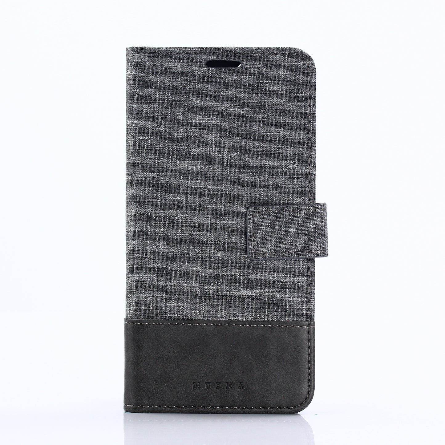 MUXMA PU Leather Canvas Splicing Wallet Stand Case for Xiaomi Mi A1 / 5X