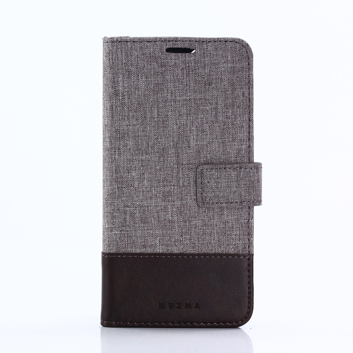 MUXMA PU Leather Canvas Splicing Wallet Stand Case for Xiaomi Mi A1 / 5X