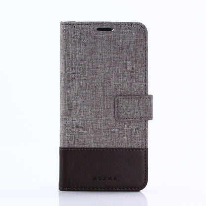 MUXMA PU Leather Canvas Splicing Wallet Stand Case for Xiaomi Mi A1 / 5X