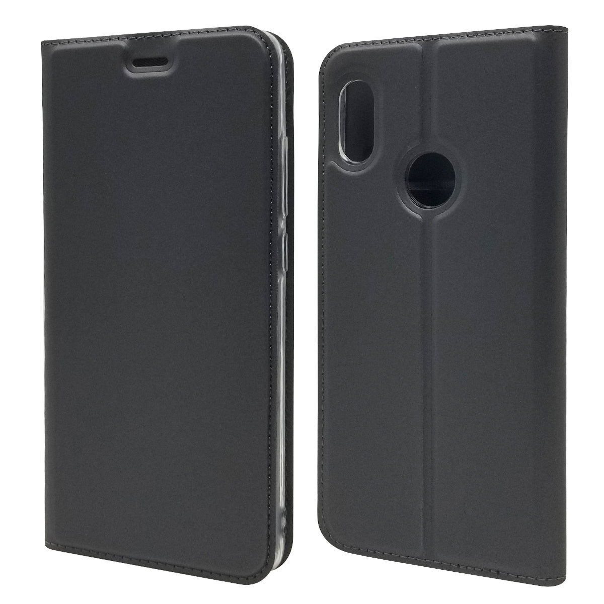Magnetic Adsorption Leather Card Holder Case for Xiaomi Mi A2 / Mi 6X
