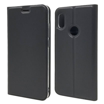 Magnetic Adsorption Leather Card Holder Case for Xiaomi Mi A2 / Mi 6X