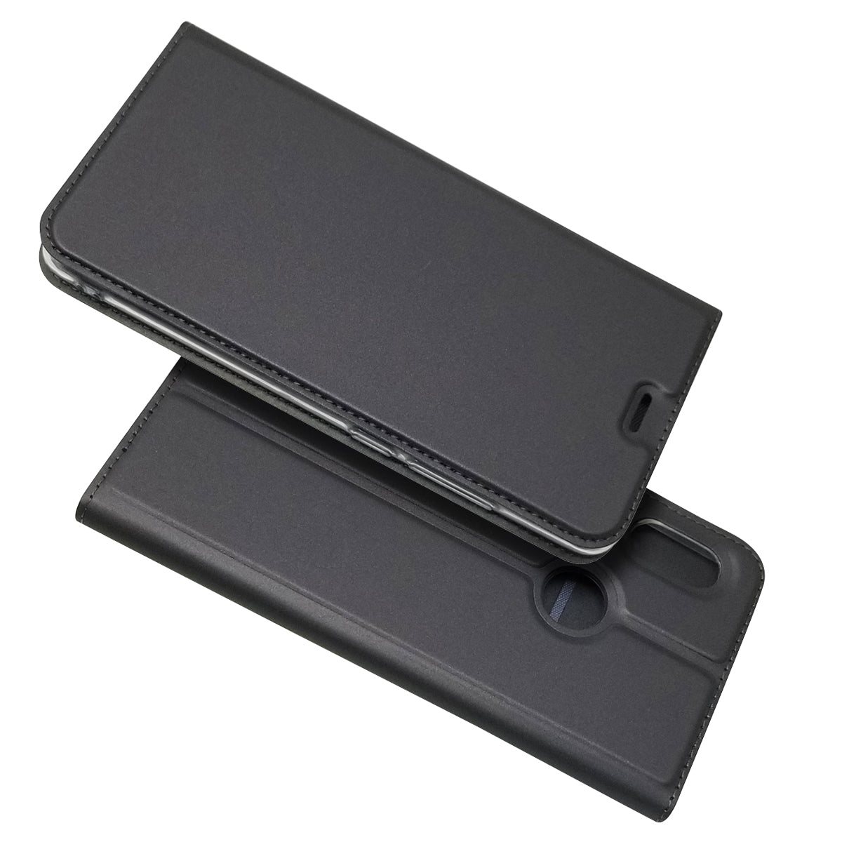 Magnetic Adsorption Leather Card Holder Case for Xiaomi Mi A2 / Mi 6X