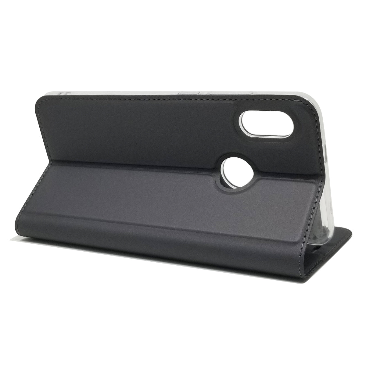 Magnetic Adsorption Leather Card Holder Case for Xiaomi Mi A2 / Mi 6X