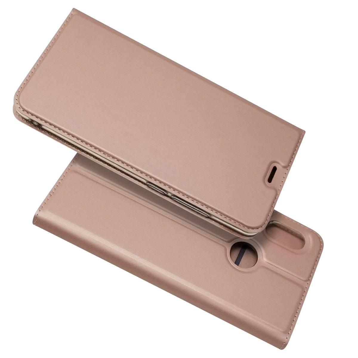 Magnetic Adsorption Leather Card Holder Case for Xiaomi Mi A2 / Mi 6X