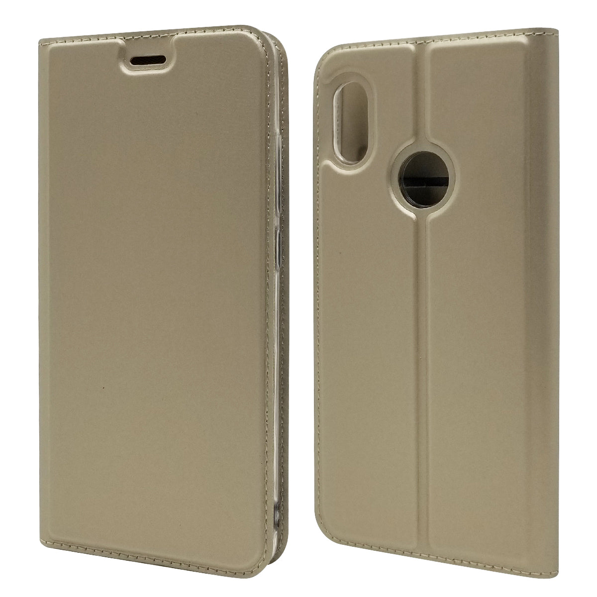 Magnetic Adsorption Leather Card Holder Case for Xiaomi Mi A2 / Mi 6X