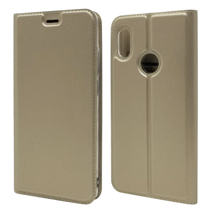 Magnetic Adsorption Leather Card Holder Case for Xiaomi Mi A2 / Mi 6X