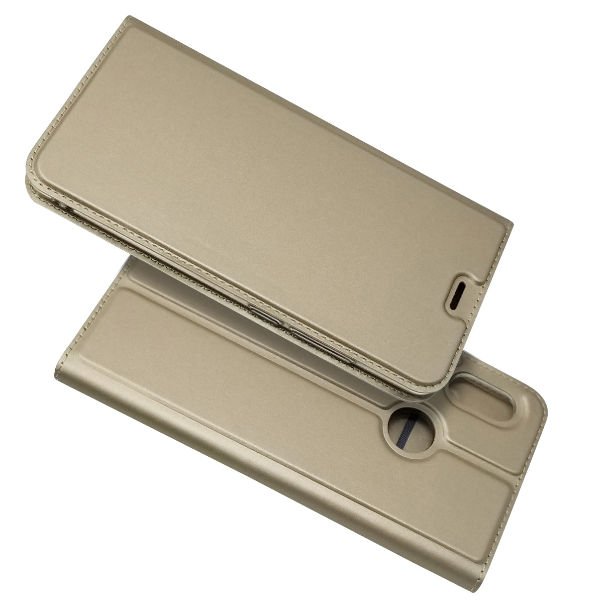 Magnetic Adsorption Leather Card Holder Case for Xiaomi Mi A2 / Mi 6X