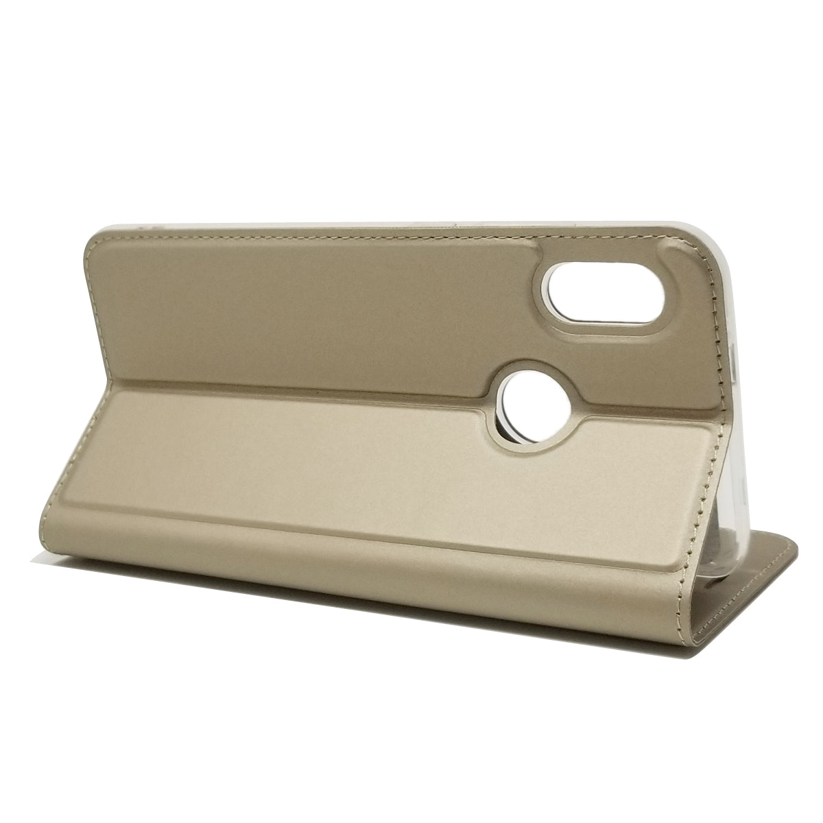 Magnetic Adsorption Leather Card Holder Case for Xiaomi Mi A2 / Mi 6X