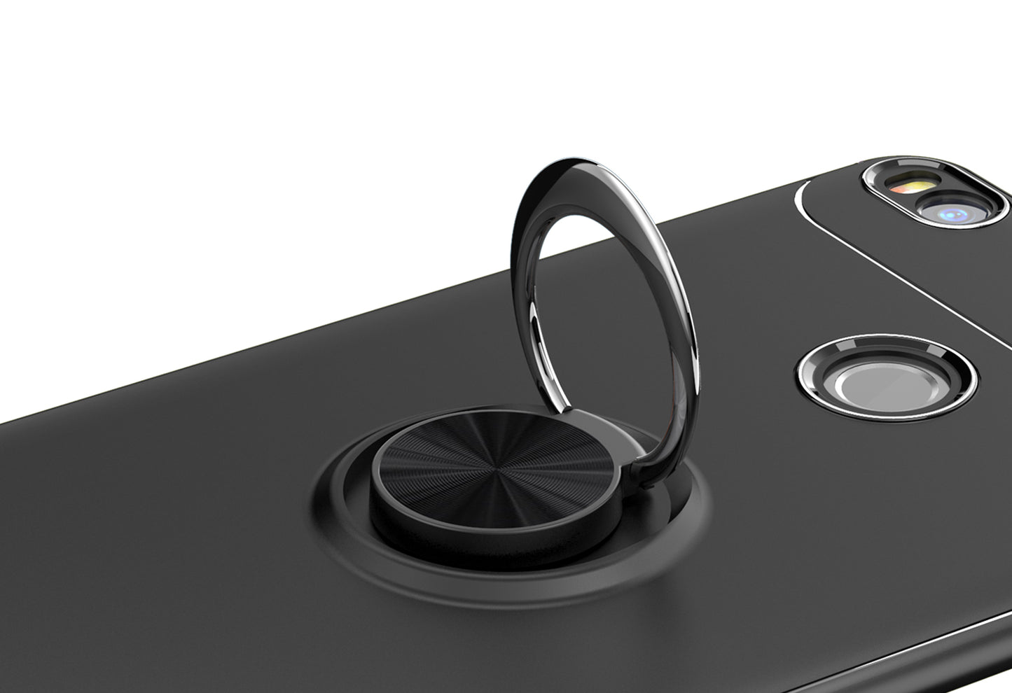 Finger Ring Kickstand TPU Case for Xiaomi Mi Max 2 (Built-in Metal Sheet)