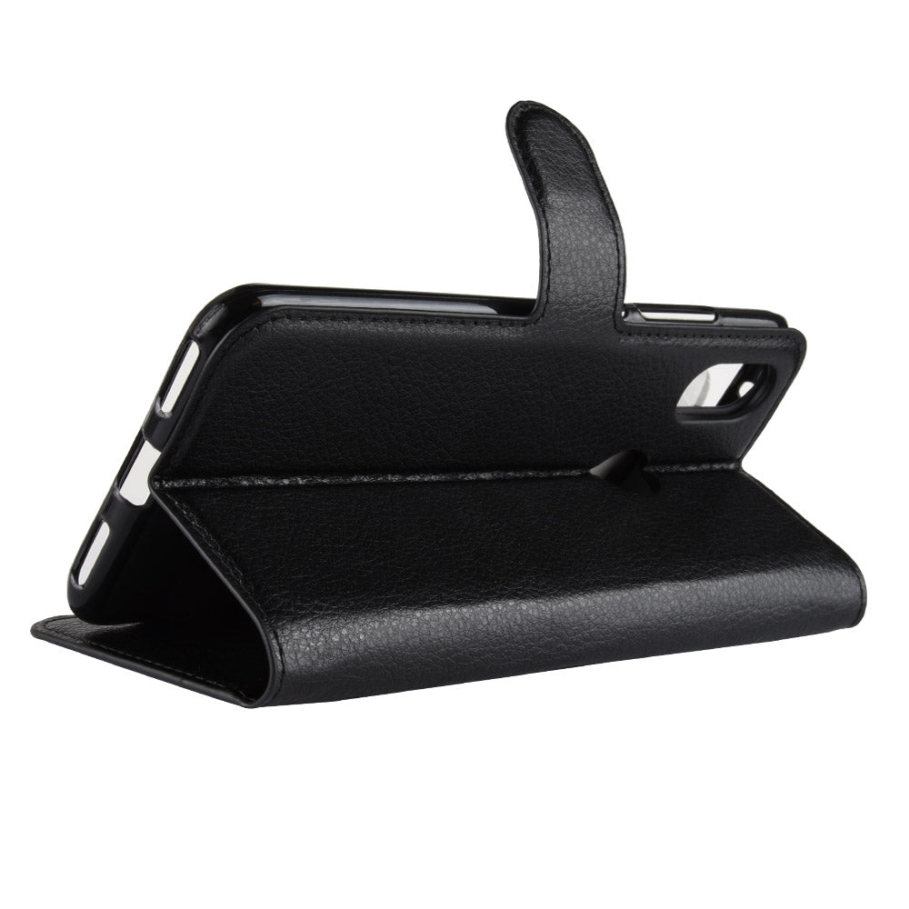 Litchi Skin Wallet Leather Stand Case for Xiaomi Mi A2 / Mi 6X