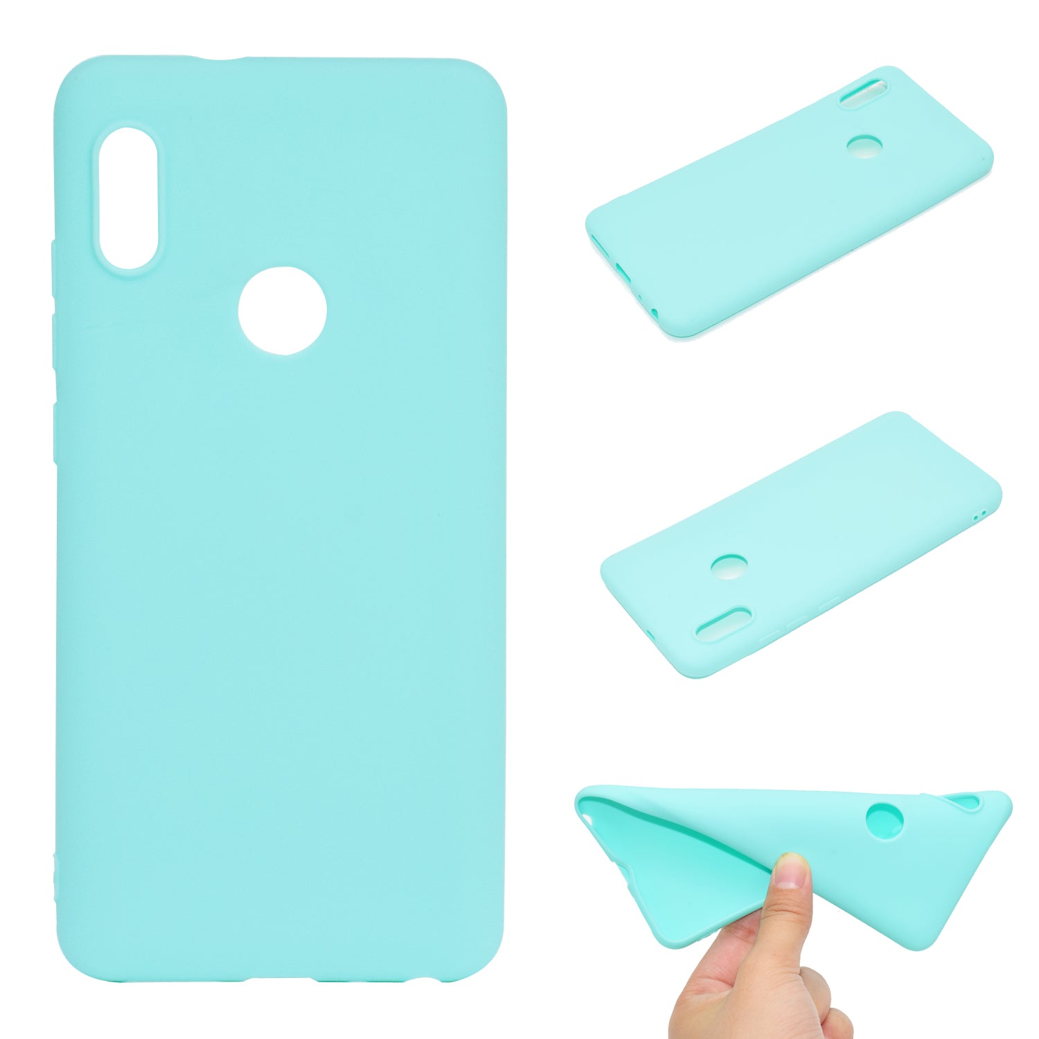 Solid Color Matte TPU Protector Cover for Xiaomi Redmi Note 5 Pro (Dual Camera) / Redmi Note 5