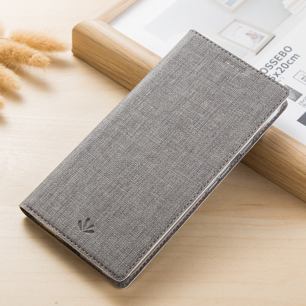 VILI DMX Cross Texture PU Leather Card Holder Case for Xiaomi Mi 6X / Mi A2