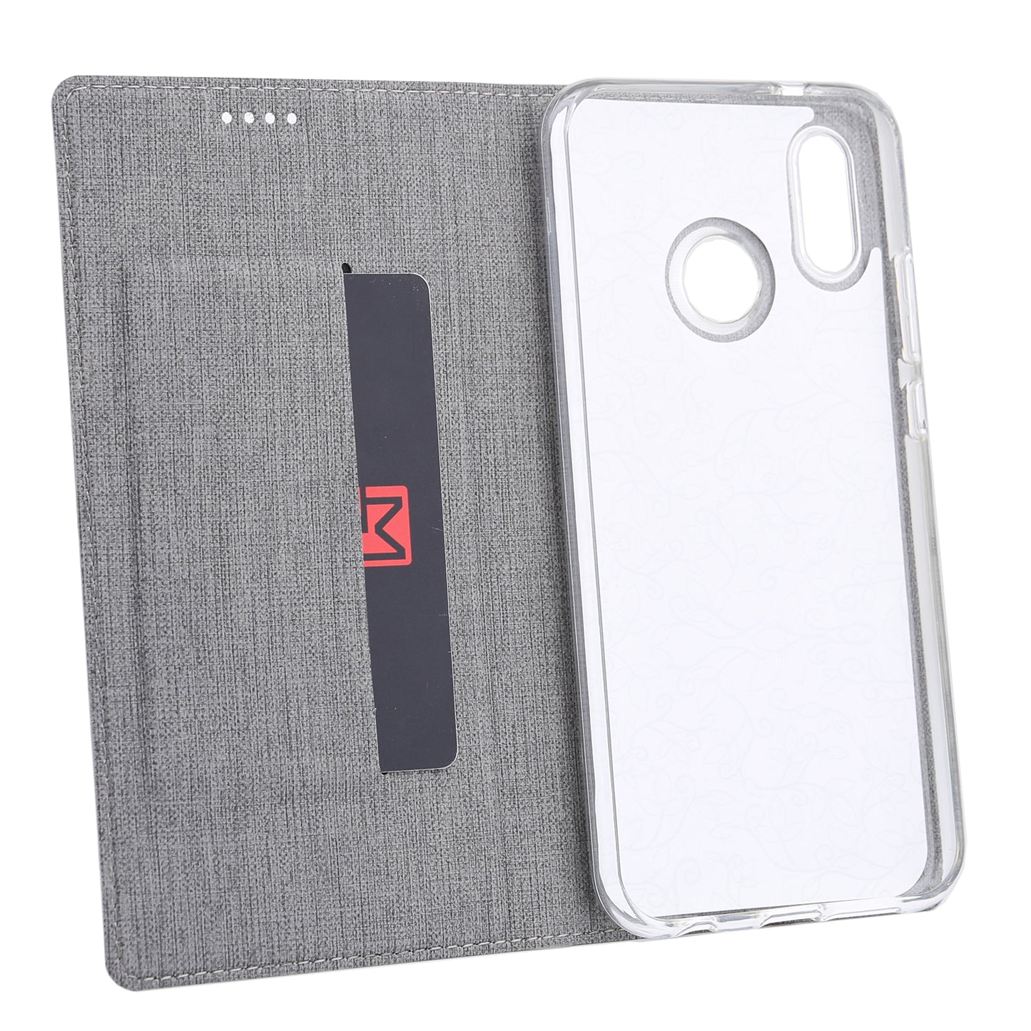 VILI DMX Cross Texture PU Leather Card Holder Case for Xiaomi Mi 6X / Mi A2