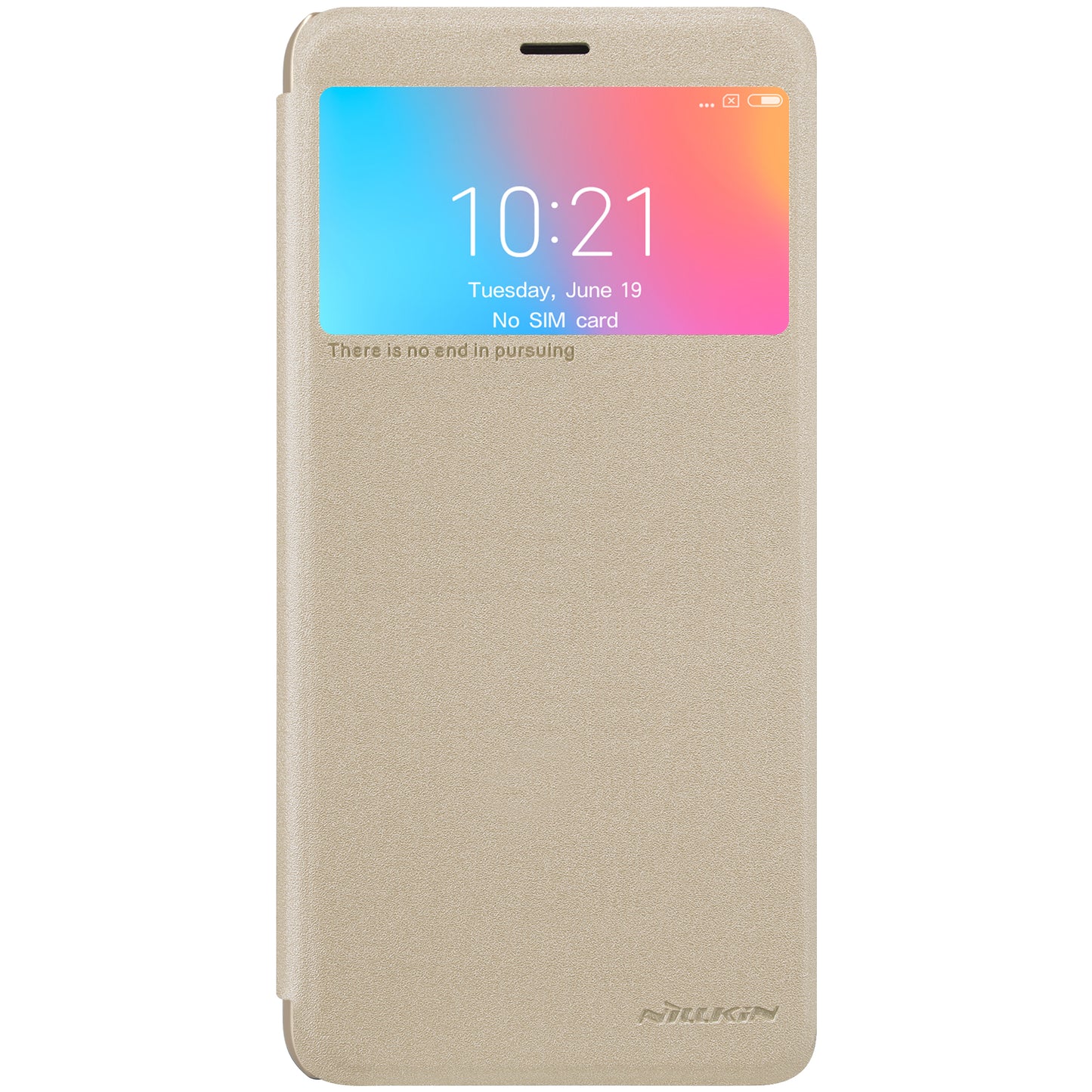 NILLKIN Sparkle Series View Window Leather Phone Cover Shell for Xiaomi Redmi 6 (Dual Camera: 12MP+5MP)