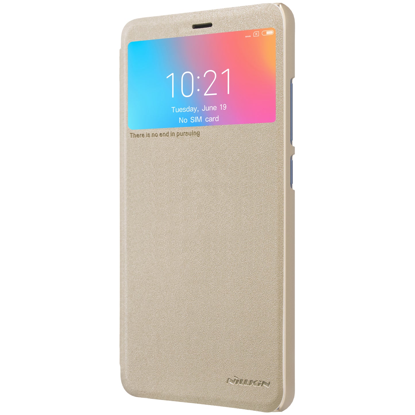 NILLKIN Sparkle Series View Window Leather Phone Cover Shell for Xiaomi Redmi 6 (Dual Camera: 12MP+5MP)
