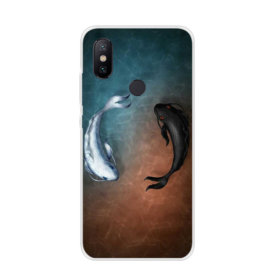 Pattern Printing TPU Protective Phone Shell for Xiaomi Mi A2 / Mi 6X