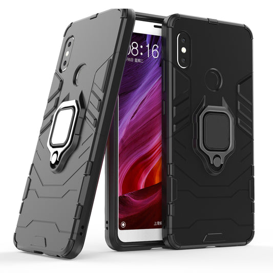TPU + PC Hybrid Case with Finger Ring Kickstand for Xiaomi Redmi Note 5 Pro (Dual Camera) / Redmi Note 5 (China)