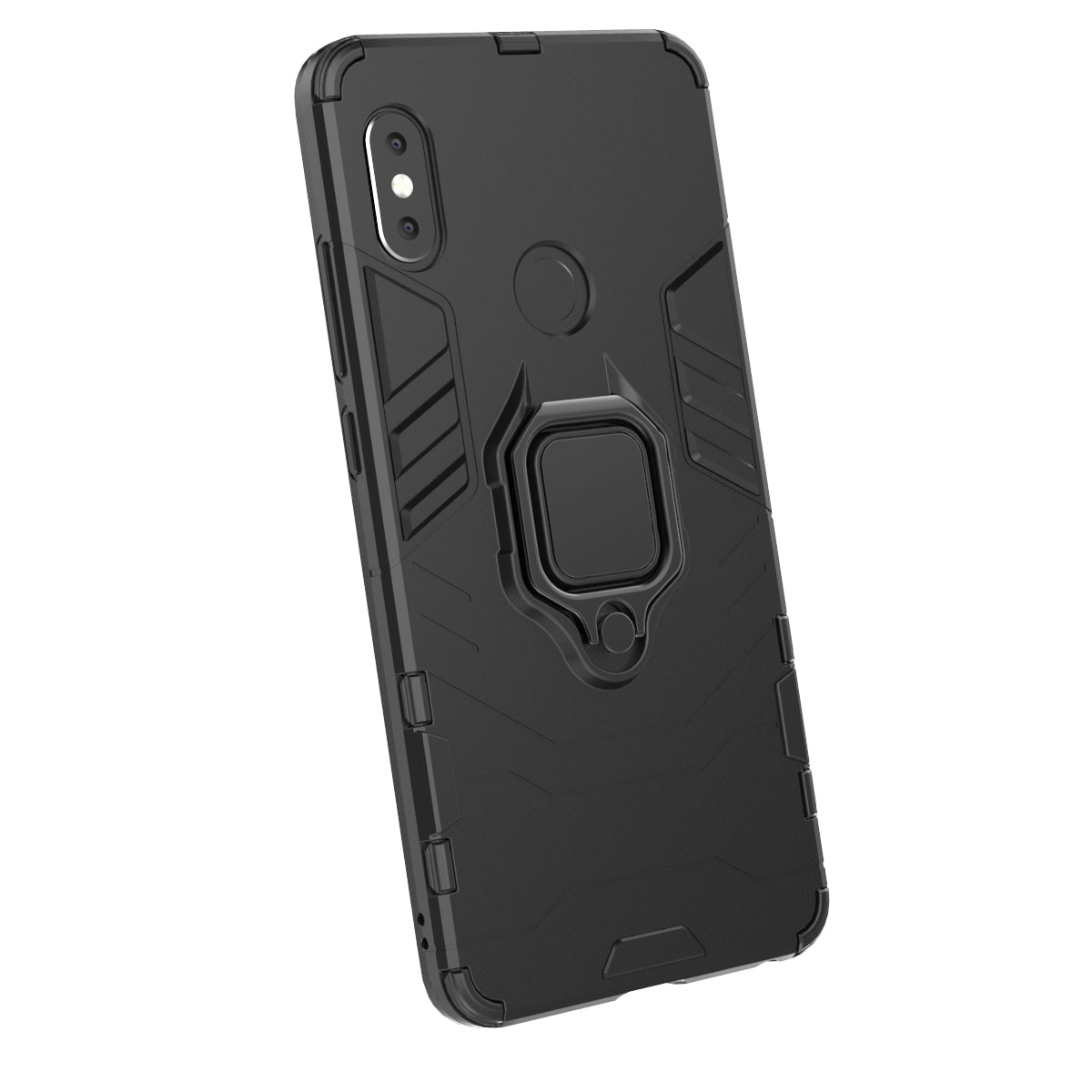 TPU + PC Hybrid Case with Finger Ring Kickstand for Xiaomi Redmi Note 5 Pro (Dual Camera) / Redmi Note 5 (China)